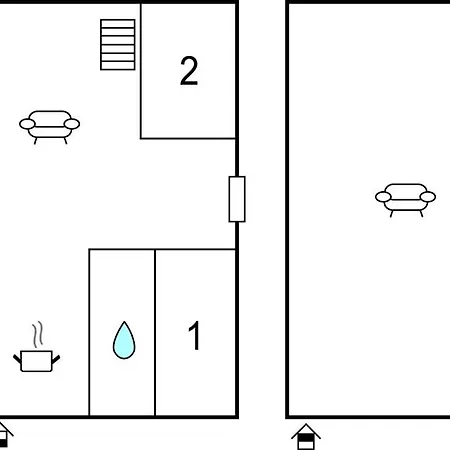 2 Bedroom Cozy In